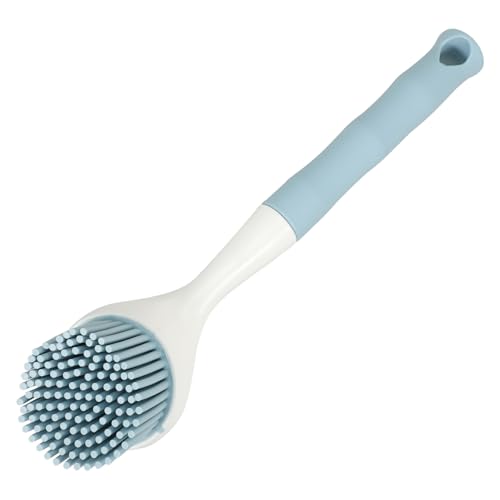 Didiseaon Skillet Cleaning Brush Dish Brush Long Handle Dishwasher Safe Non-s Scratch Pot Brush Dishwasher