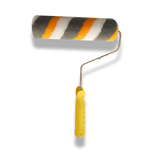 Image of YMS Acrylic Fur Paint Pile Sleeve Roller with Handle for Wall Decor (Microfiber, 9 inch)