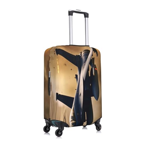 War Plane Print Luggage Suitcase Covers Elastic Washable Luggage Protector Luggage Covers For Suitcase3
