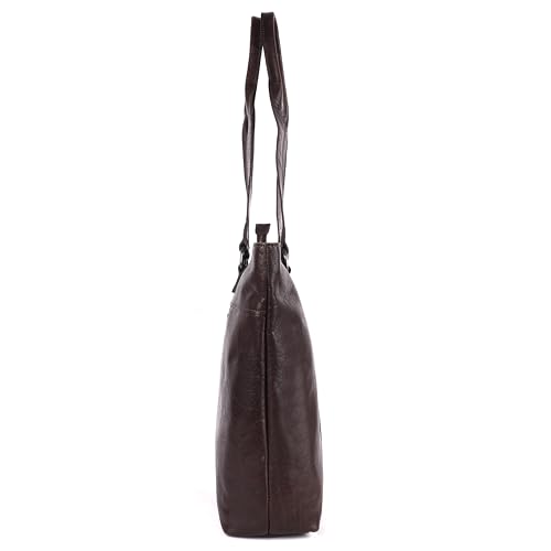 Image of Genuine Leather Tote Bag for Women - Premium Quality, Stylish, and Spacious Handbag for Everyday Use