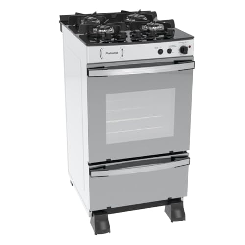 Fogao 4 Bocas Venax Palladio Vitreo Branco Gás GLP 220 V