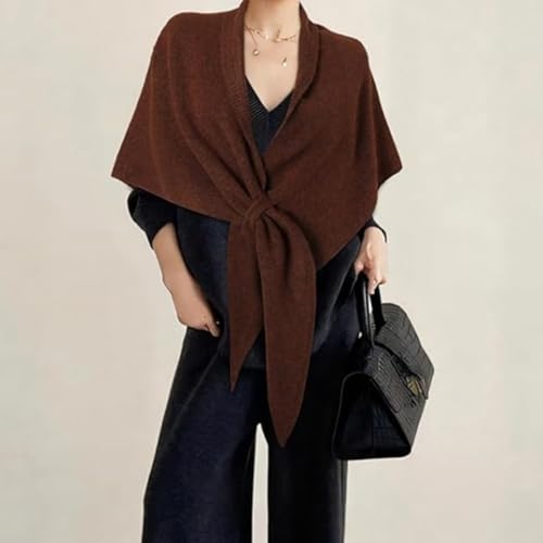 Pashmina Shawl Wraps for Women - Women’s Elegant Solid Color Shawl, Shawl Wraps Knitted Shawls and Wrap Cardigan Cape2
