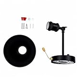 Spacnana Aplique de Pared Negro Vintage con Interruptor de Cadena, Lámpara de Pared de Estilo Industrial Rústico para Sala de Estar, Dormitorio y baño. (Portalámparas E27 de 220 V (UE) sin bombilla)
