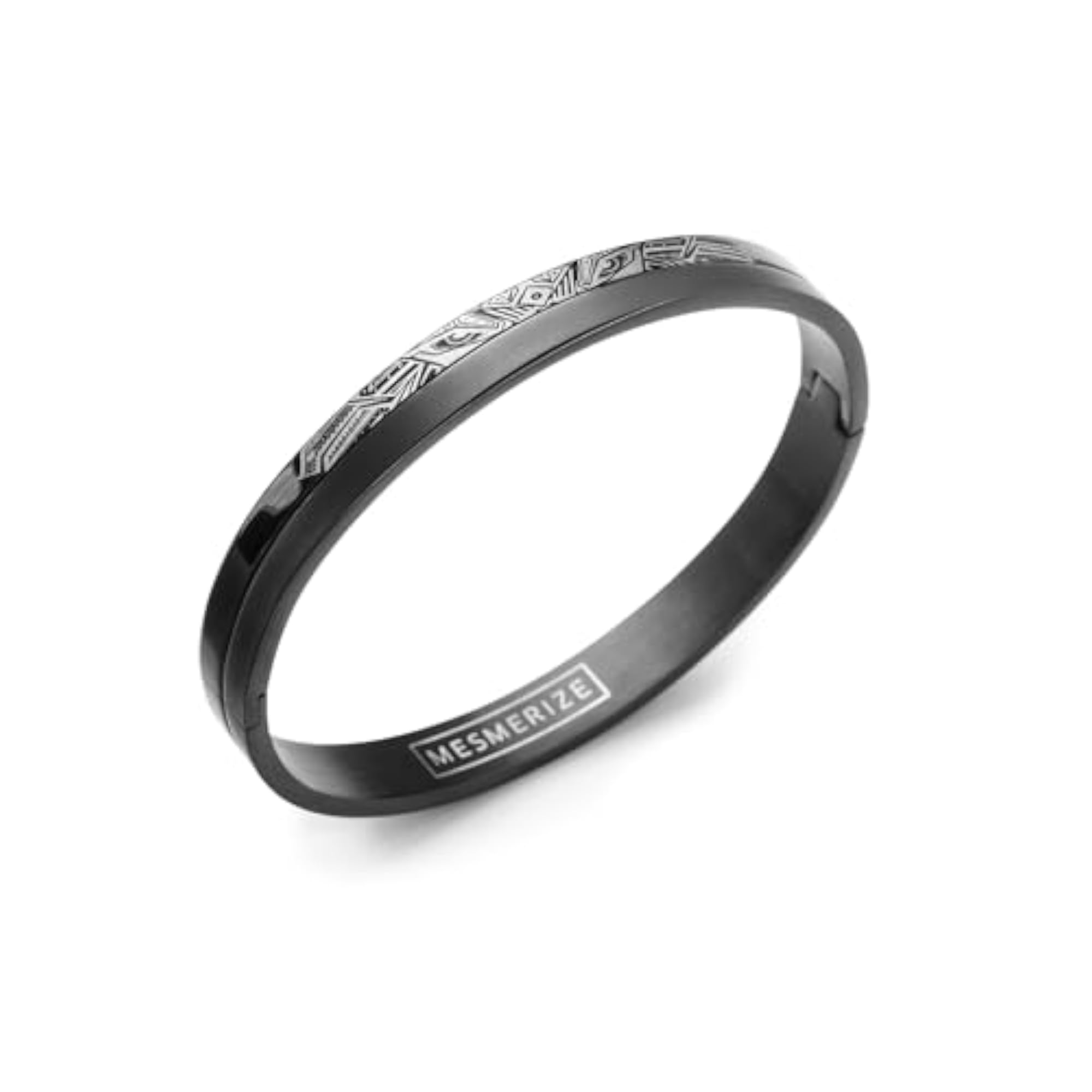 Stainless Steel Sirius Openable Oval Designer Kada Bracelet