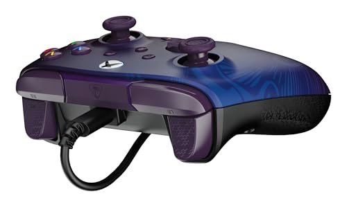 Image of Turtle Beach Rematch Advanced Wired Gaming Controller for Xbox & PC | Xbox Series X|S, Xbox One, PC, 2 Remappable Buttons, Hall-Effect Triggers, Audio Controls, Mic Mute, Ergonomic, Purple Fade