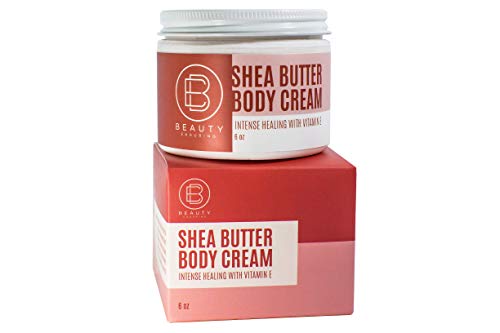 Shea Butter Physique Cream by Magnificence Enduring (6oz) – Hydrating Pores and skin Care, Shea Butter Stretch Mark Cream and Aloe Vera Cream with Vitamin E and Jojoba Oil for Restoring Dry Pores and skin and Stretch Marks
