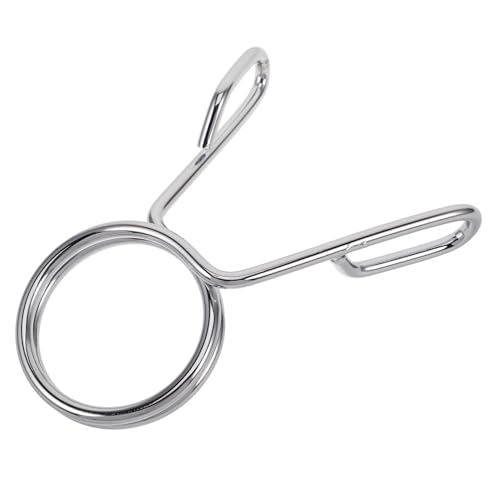 Loigohon ダンベルバーサー用スプリングクリップ 鉄製 ? バーベルウェイト固定クランプ 筋力トレーニング対応 多用途ジムツール