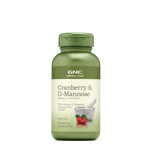 GNC Herbal Plus Cranberry D-Mannose, 60 capsules