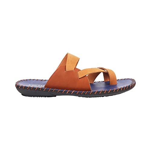 Image of Metro Mens Leather Chappals