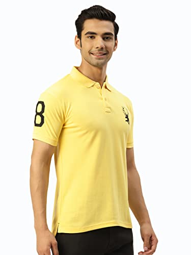 Image of CHKOKKO Men's Cotton Regular Fit Half Sleeves Polo T-Shirt