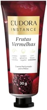 Eudora Instance Creme Perfumado para Mãos Frutas Vermelhas 30g