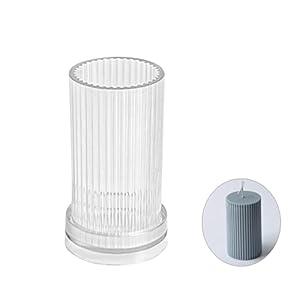 Belvanr Kerzenform zum Gießen Kerzenform Handgemachte Kerze Aromatherapie Mold Kerzenform aus Kunststoff DIY Handwerk…