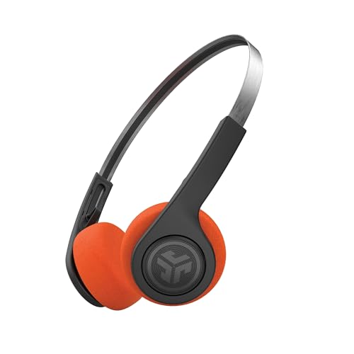 JLab Casque Rétro, Rewind 2 - Casque Rétro avec Commandes D'Application Personnalisées, Plus de 20 Heures de Lecture Bluetooth, Léger, Look Vintage avec...