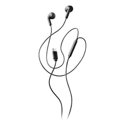 Auriculares Intrauditivos NGS Cross Glide/ con Micrófono/ USB Tipo-C/ Negros