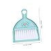 Anneome Mini Broom Dustpan Set Handheld Small Cleaning Brush for Home Office Kitchen Car Interior