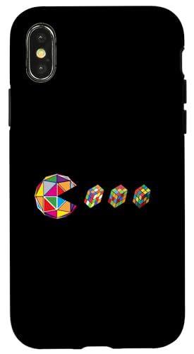 Carcasa para iPhone X/XS Divertido rompecabezas Cuber Speed Cubing Diversión