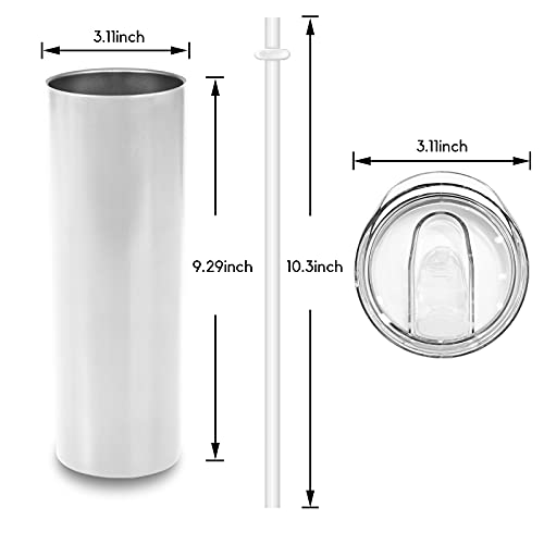 Oasisdream American Flag Skull Skinny Tumbler 30 Oz Straight Stainless Steel Vacuum Insulated Travel Coffee Mug With Lid Straw Slim Water Cup #TOP1