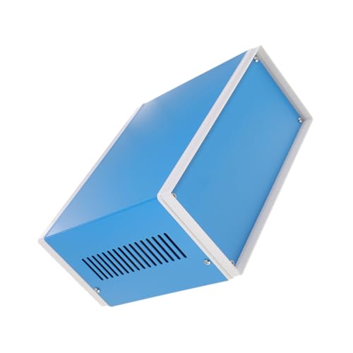 Boîtier de jonction en aluminium bleu Veemoon, châssis métallique durable pour montage