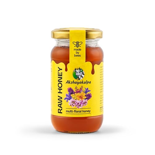 Akshayakalpa Multifloral Raw Honey 250 gms (Pack of 1)