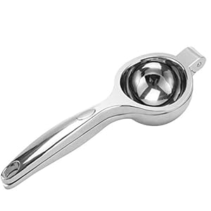 Handmatige citruspers van zinklegering, eenvoudige citroenpers, stevige pers voor een verscheidenheid aan fruit zoals sinaasappel, citroen, limoen-6cm