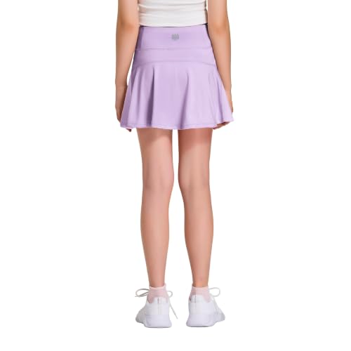 Image of FitsT4 Sports Girl's Golf Skirt Adjustable Waist Active Tennis Skort UPF50+