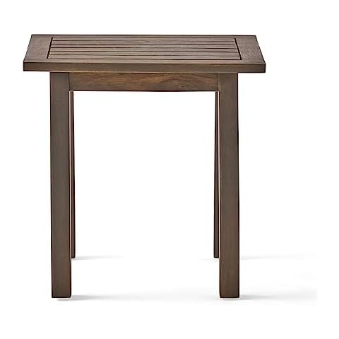 Christopher Knight Home Gray Acacia Wood Accent Table Cover