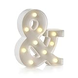 Photo Gallery auraglow lettera dell alfabeto a led e numeri, decorazione per casa, festa di compleanno, eventi, luci notturne, lettere e numeri alimentati a batteria con timer di quattro ore (&) Photo Gallery auraglow lettera dell alfabeto a led e numeri, decorazione per casa, festa di compleanno, eventi, luci notturne, lettere e numeri alimentati a batteria con timer di quattro ore (&)