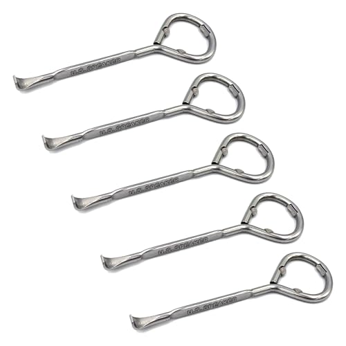 U.S. Speaker Stainless Steel Paint Can Opener Wide Tip Paint Key with Bottle Opener Heavy Duty Painter Tool for Opening Paint Lids (5)