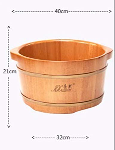 Barril de madera para baño de pies y pedicura miniatura 2