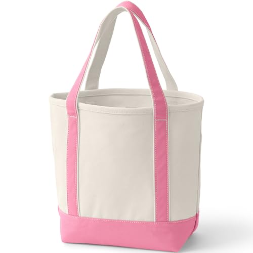 Image of Lands' End Pre-Monogrammed Letter Canvas Tote Bag