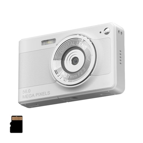 Cámara digital 4K HD para niños, videocámara para exteriores, cámara de fotos instantánea, 16x, compacta, IPS 2.8, pantalla de zoom