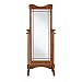 Powell Linda Mission Oak Cheval Mirror with Adjustable Tilt