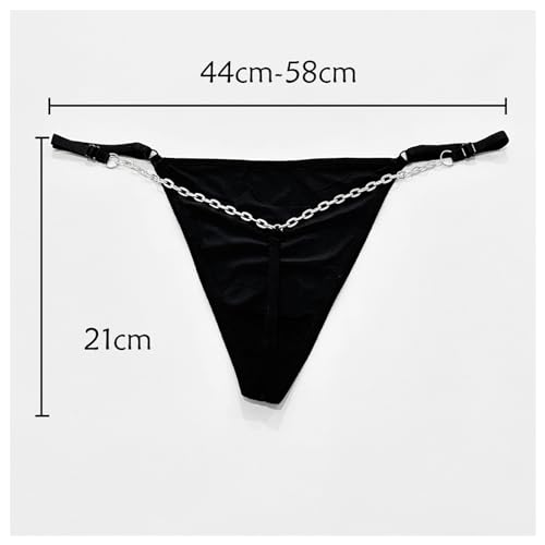 Image of Sexy Simple Thong Panties Jewelry Summer Beach Metal Chain Thong Adjustable Bikini Chain Thong Festival Rave G String Waist Body Jewelryfor Women