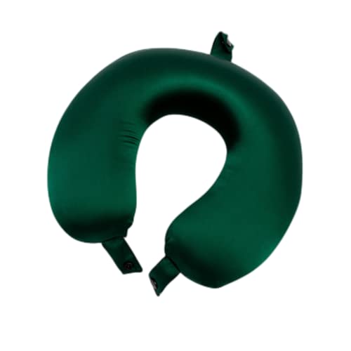 100% Mulberry Silk Neck Pillow for Travel 22 Momme Real
