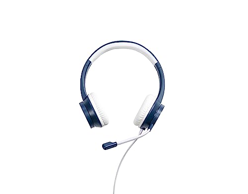 Celly, Cuffie a Filo Linea Pantone, Cuffie Over-ear con Microfono Regolabile e Connettore Jack 3.5mm, Lunghezza cavo 1,2m, Archetto Regolabile, Cuffie con Design Elegante, Deep Ocean