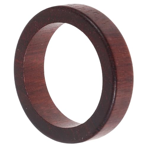 PACKOVE Anillo De Dedo De Madera Natural Unisex Anillo De Pareja Vintage De Sándalo Diseño Sencillo Para Regalo Y Uso Diario