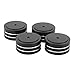 4Pcs 40X20mm Aluminum HiFi AMP Speaker Isolation Stand Turntable Feet Pad (Black)