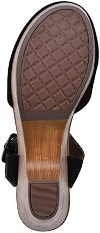 WHITE MOUNTAIN Shoes Women's Casey Clog, Black/Suede, 11 M | Image 5