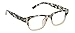 Peepers by PeeperSpecs Women's Layover Square Blue Light Blocking Reading Glasses, Gray Tortoise/Pink, 49 + 1.75