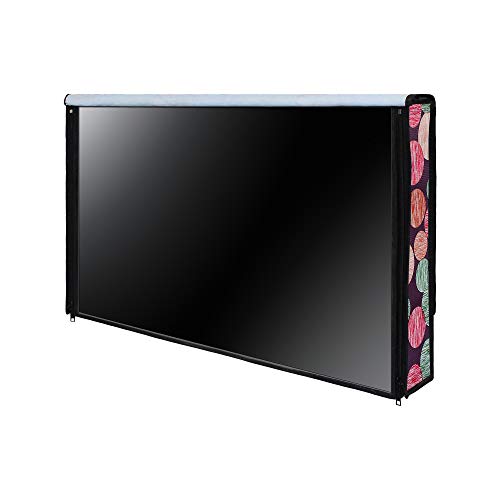 Image of DREAM CARE Double Use - Transparent & Printed Flap - 32 Inches LED TV Cover, Waterproof LED TV Cover for (LG, Samsung, Vu, Mi, Realme, TCL, Croma), SA66