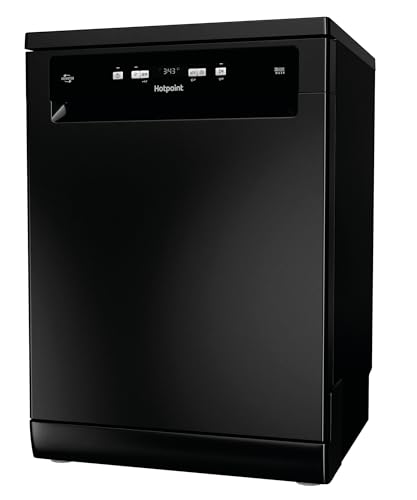 Hotpoint Full Size Freestanding Dishwasher - Black - 14 Place Settings - E Rated - HFC3C26WCB