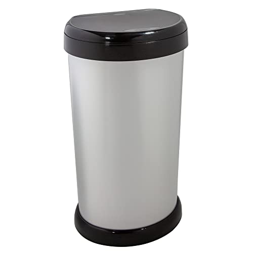 Tontarelli 42L Moda Silver Touch Top Bin - Metal Effect!!!!