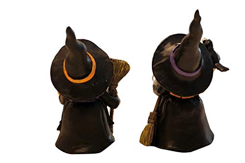 khevga Herfstdecoratie Halloween decoratie heks griezelig in set van 2 - Afbeelding 4