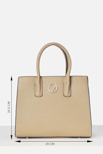 Image of Allen Solly Women's Medium Shoulder & Crossbody Bag | Vegan Leather | Multiple Pockets | Secure Zip Closure | Casual Outings