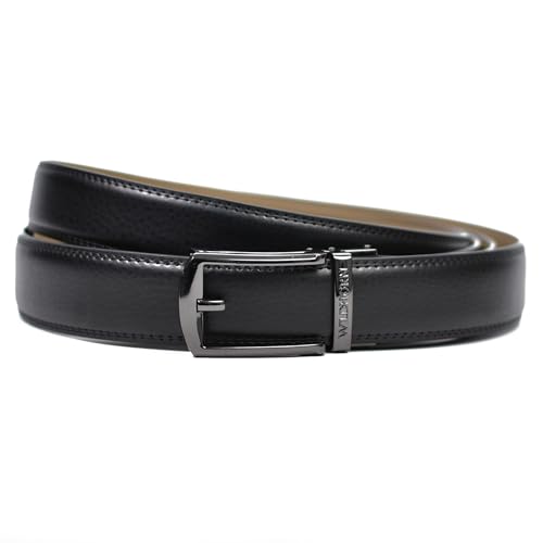 Image of WildHorn Men's Genuine Leather Belt for Men| Premium Auto-Lock Buckle | Adjustable up to 48 inch | Formal & Casual Wear | Micro-Adjust Fit | Stylish Gift Box Included