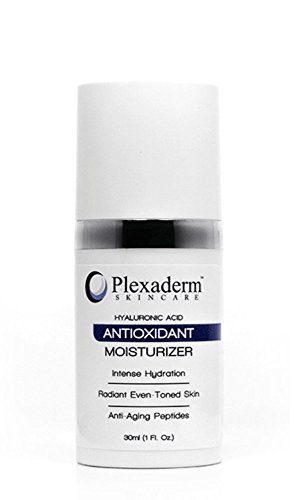 Plexaderm Antioxidant Moisturizer with Hyaluronic Acid, Resveratrol & Jojoba to Restore Youthful Looking Skin