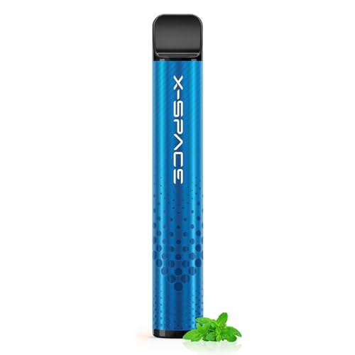 X-SPACE 電子タバコ 使い捨て vape ベイプ 2000回吸引可能 シーシャ 持ち運び便利 大容量 禁煙パイポ 禁煙グッズ 水蒸気タバコ 爆煙 フレーバースティック ニコチンなし タールなし ゼスティ メンソール