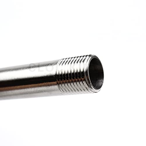 1/8" 1/4" 1/2" 3/4" 1" Filettatura maschio uguale 100mm 150mm 200mm 300mm 400mm Raccordo tubo di estensione 304 Connettore in acciaio inox 400mm, 1"