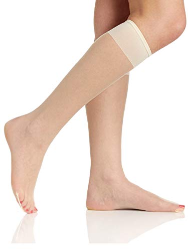 Ultra Sheer Knee High with Sandalfoot Toe - 6360