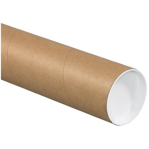AVIDITI Cardboard Tubes with Caps, 24 inches, Pack of 24 Cover